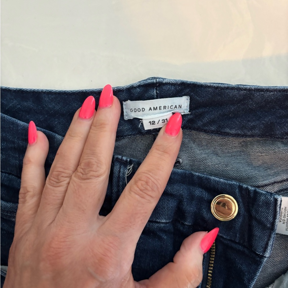 Good American High Rise Blue Jeans